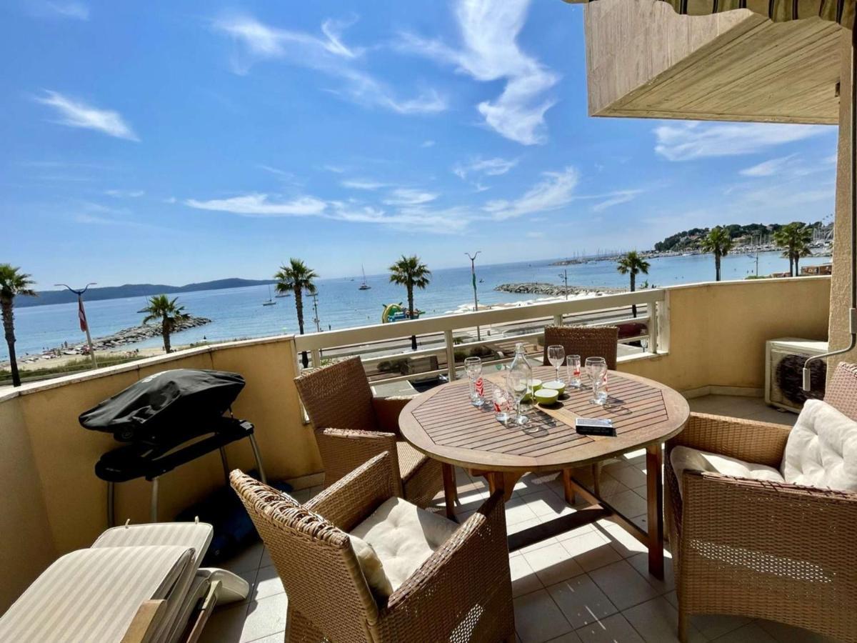Superbe Apt 2P Front De Mer Pour 4 Pers Avec Terrasse - Cavalaire-Sur-Mer - Fr-1-226B-162 Bagian luar foto
