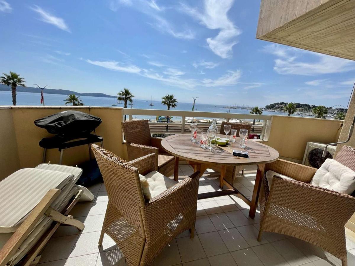 Superbe Apt 2P Front De Mer Pour 4 Pers Avec Terrasse - Cavalaire-Sur-Mer - Fr-1-226B-162 Bagian luar foto